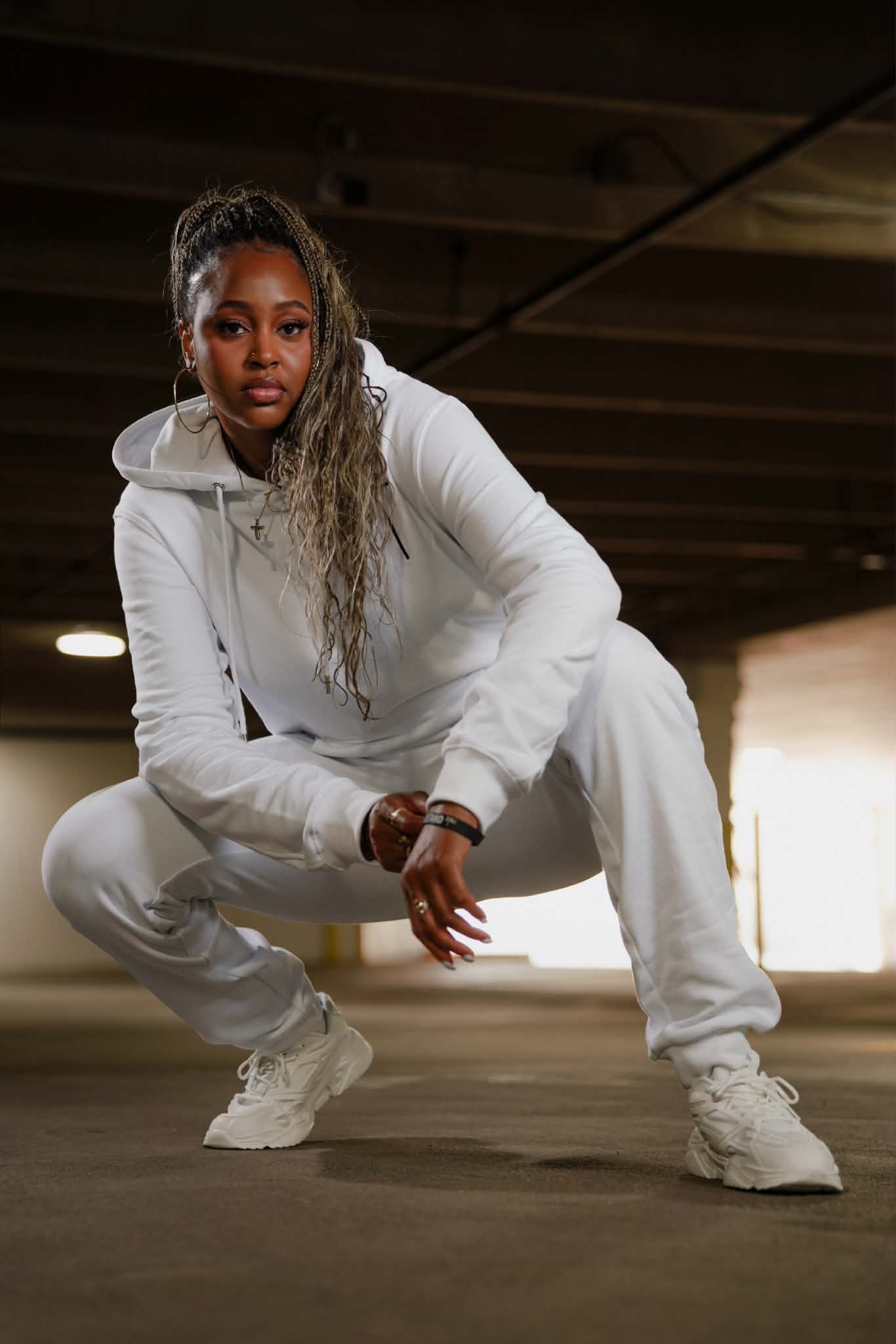 SlimTall Tracksuit, White