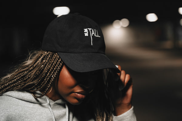 SlimTall Dad Hat, Black