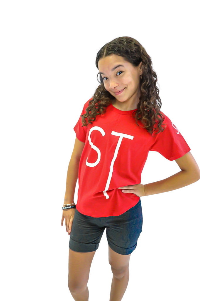 SlimTall Youth Tee, Red
