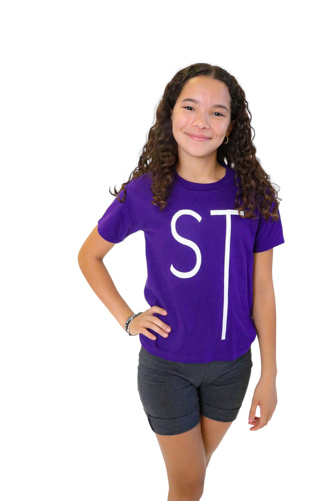 SlimTall Youth Tee, Purple